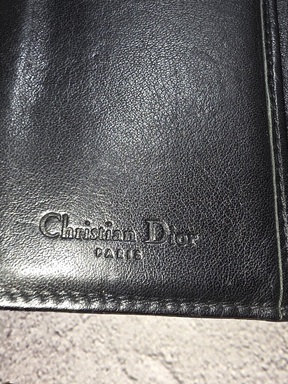 Dior Black Logo Jacquard Continental Wallet with Silver Hardware - Picture 9 of 17